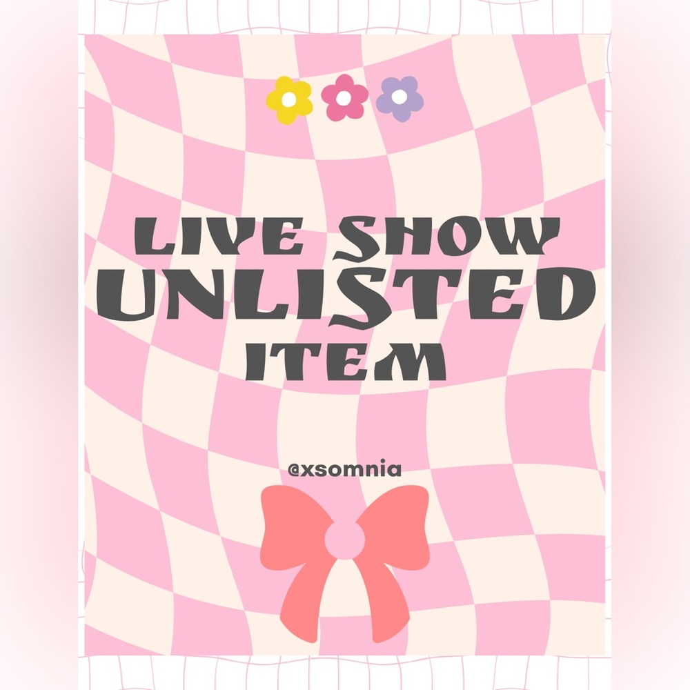 UNLISTED LIVE SHOW ITEM
